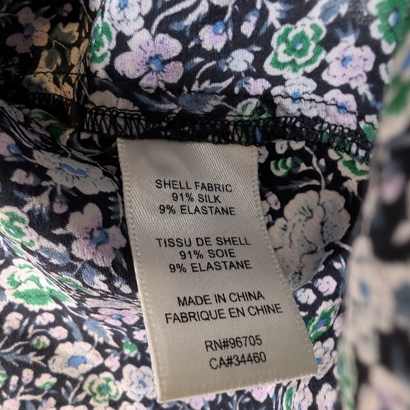 💘 Rebecca Taylor Sz 4 Sheer Silk Blouse - Picture 7 of 7